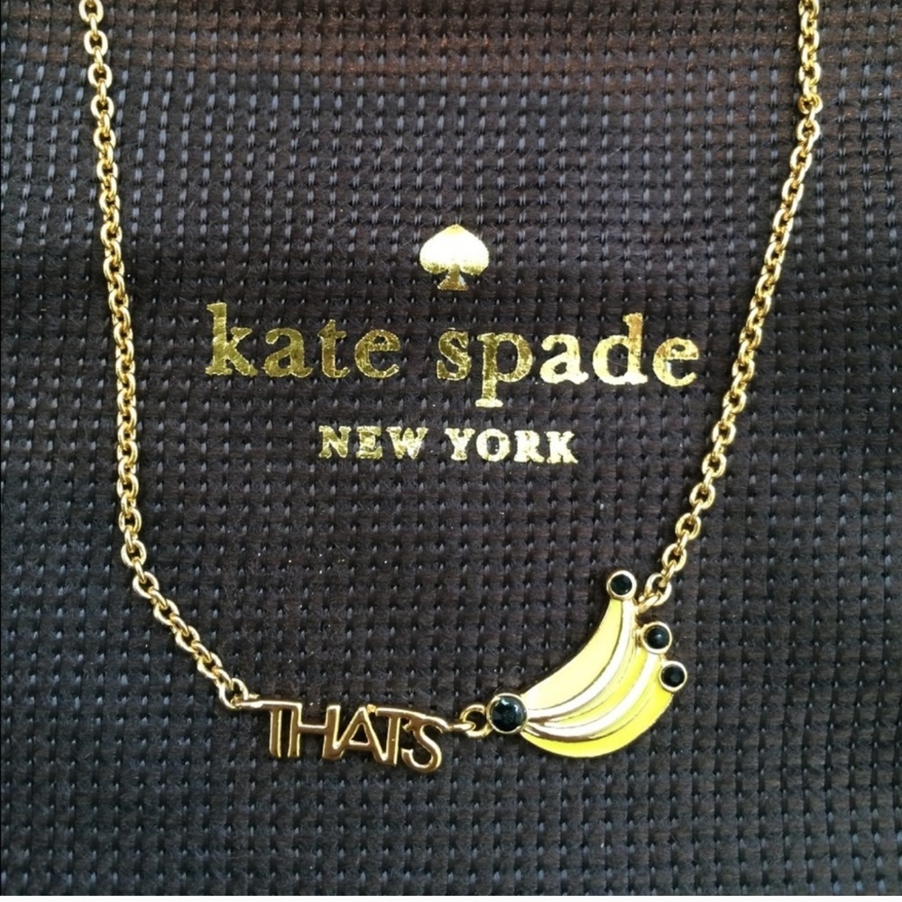 Kate Spade Out of Office That's Bananas Necklace